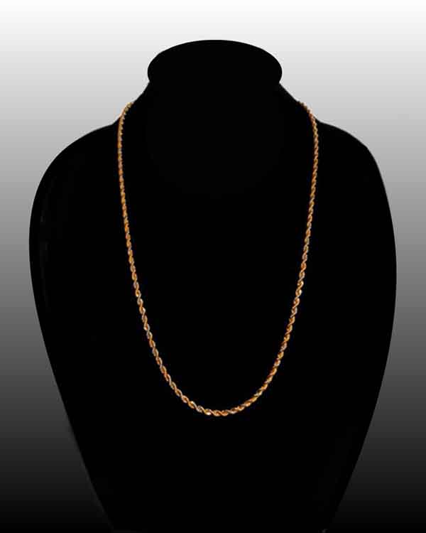 Level-1 2 Tone Yellow and Gold Grounding Frequency Necklaces